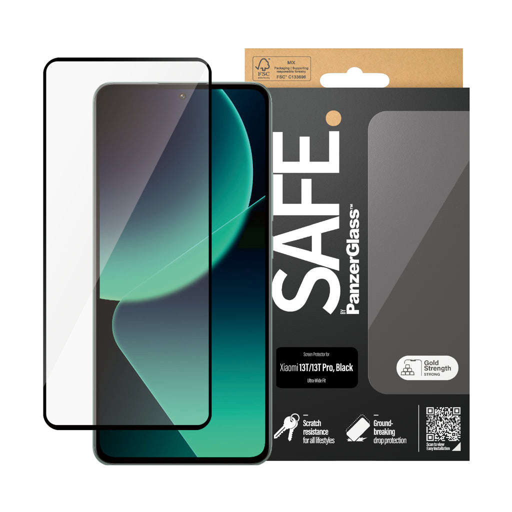 PanzerGlass SAFE. by ® Screen Protector Xiaomi 13T, 13T Pro