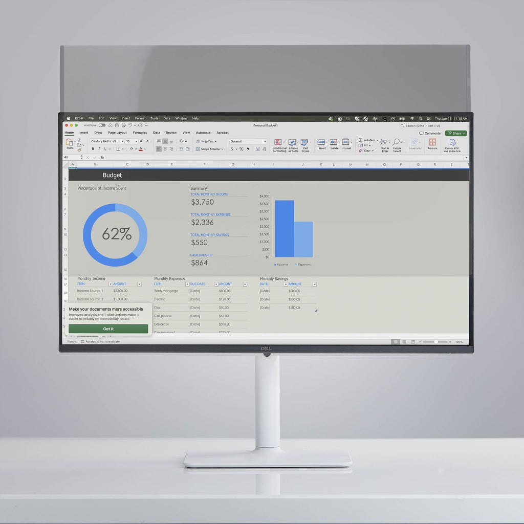 StarTech.com 24M61-PRIVACY-SCREEN filtro para monitor 61 cm (24") Filtro de privacidad para pantallas sin marco (2)