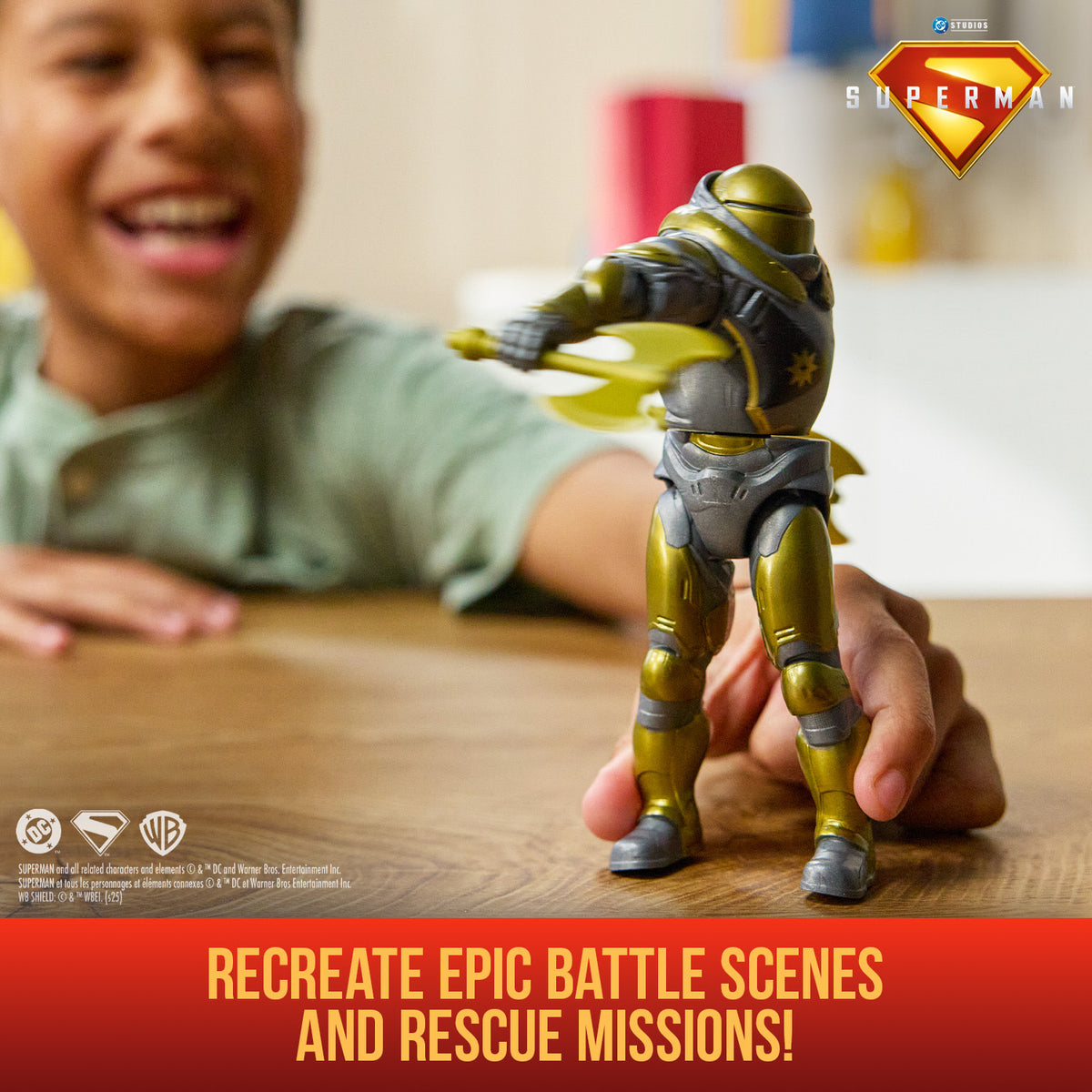 DC Comics SUP FGR 6in BattleAttack Feat Hammer GML