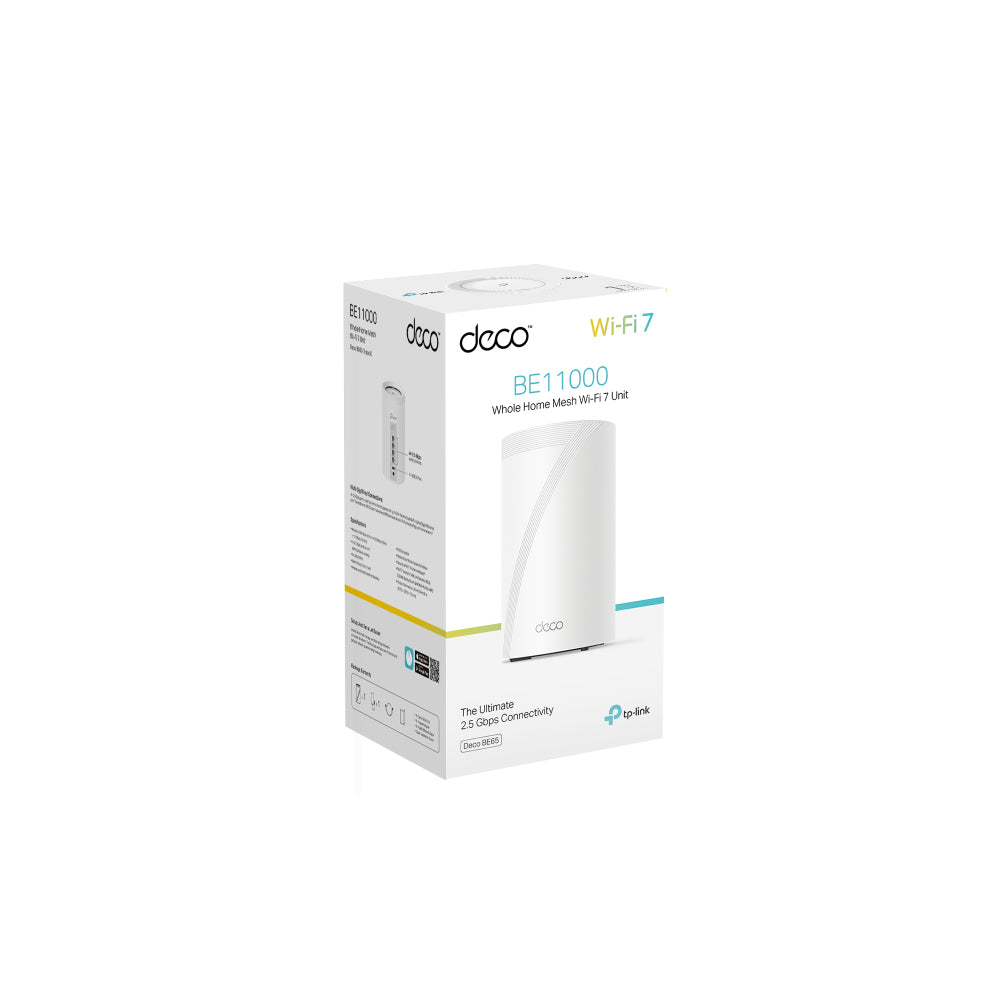 TP-Link Deco BE65 Tribanda (2.4 GHz / 5 GHz / 6 GHz) Wi-Fi 7 (802.11be) Blanco 4 Interno (5)