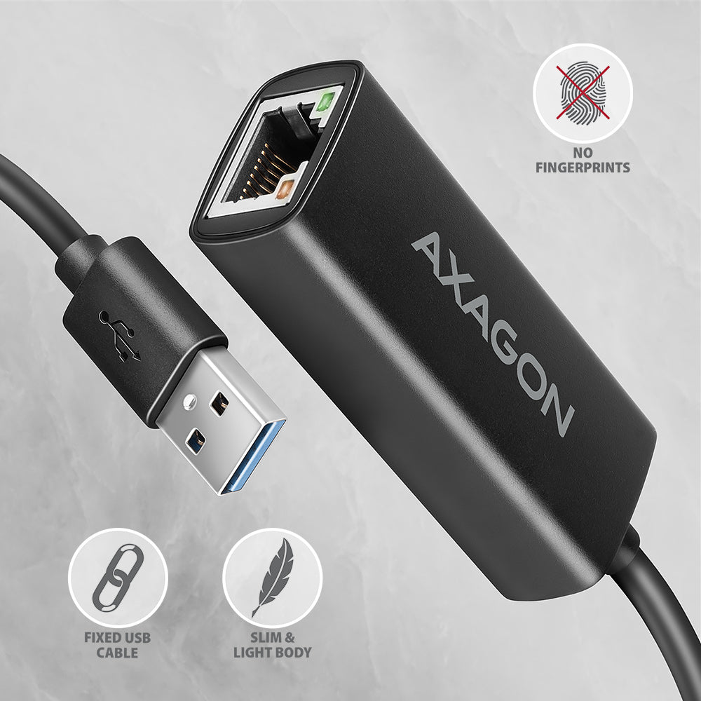 Axagon ADE-AR USB-A 3.2 Gen 1 - Gigabit Ethernet 10/100/1000 Adapter - Adapter - Digital/Daten 1000 Mbit/s (4)