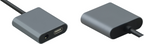 Adaptador USB-C m. - jack h. + USB-C (2)