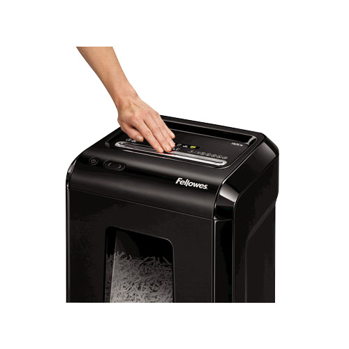 Fellowes Powershred 92Cs triturador de papel Corte en tiras Negro (5)