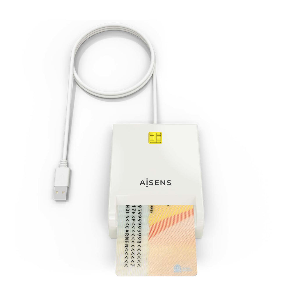 AISENS ASCR-SN07-W lector de tarjeta inteligente Interior USB USB 2.0 (4)