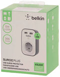 Belkin BSV103VF - Protector contra sobretensiones, conectores de salida: 1