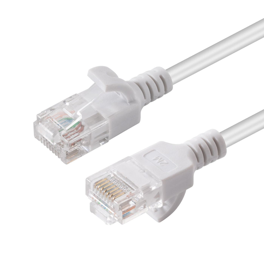 Microconnect V-UTP6005W-SLIM cable de red Blanco 0,5 m Cat6 U/UTP (UTP) (2)
