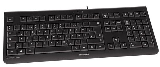 CHERRY KC 1000 teclado Hogar USB Suizo Negro (4)