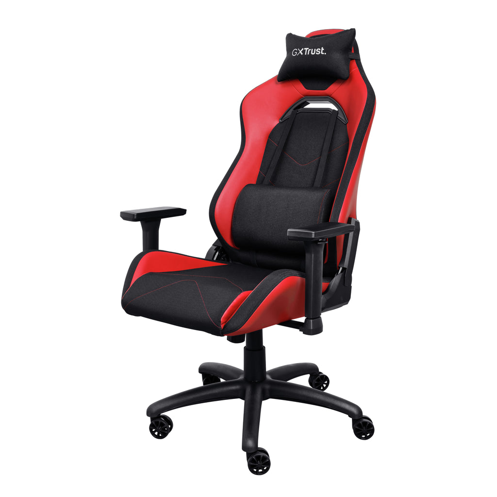 Trust GXT 714 Ruya Silla para videojuegos de PC Asiento acolchado Negro, Rojo (2)