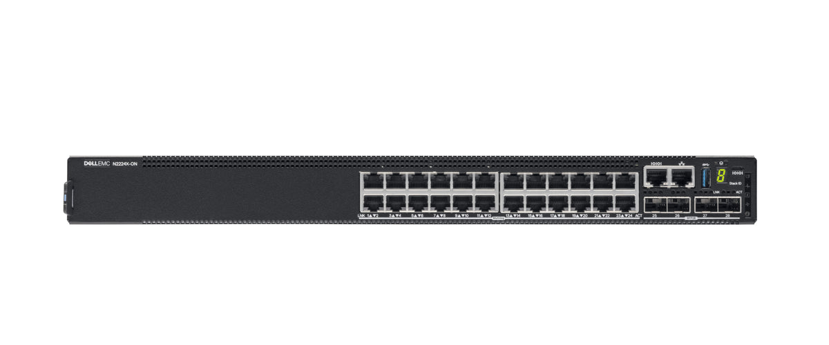 DELL N2224X-ON switch Gestionado L3 2.5G Ethernet (100/1000/2500) 1U Negro