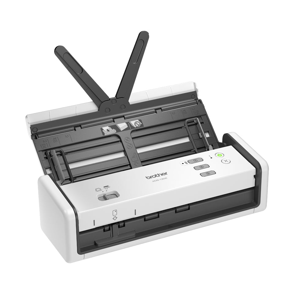 Brother ADS-1300 Escáner con alimentador automático de documentos (ADF) 1200 x 1200 DPI A4 Blanco (4)
