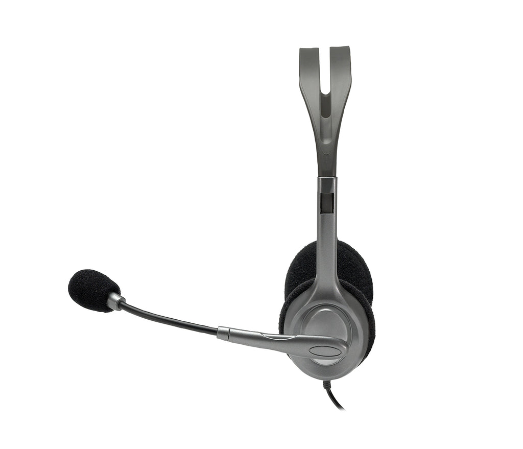Logitech H110 Auriculares Alámbrico Diadema Oficina/Centro de llamadas Gris (981-000271-411734)