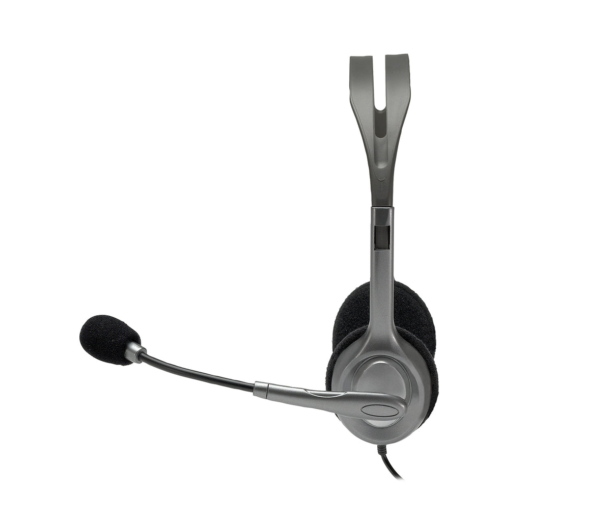 Logitech H110 Auriculares Alámbrico Diadema Oficina/Centro de llamadas Gris (981-000271-411734)