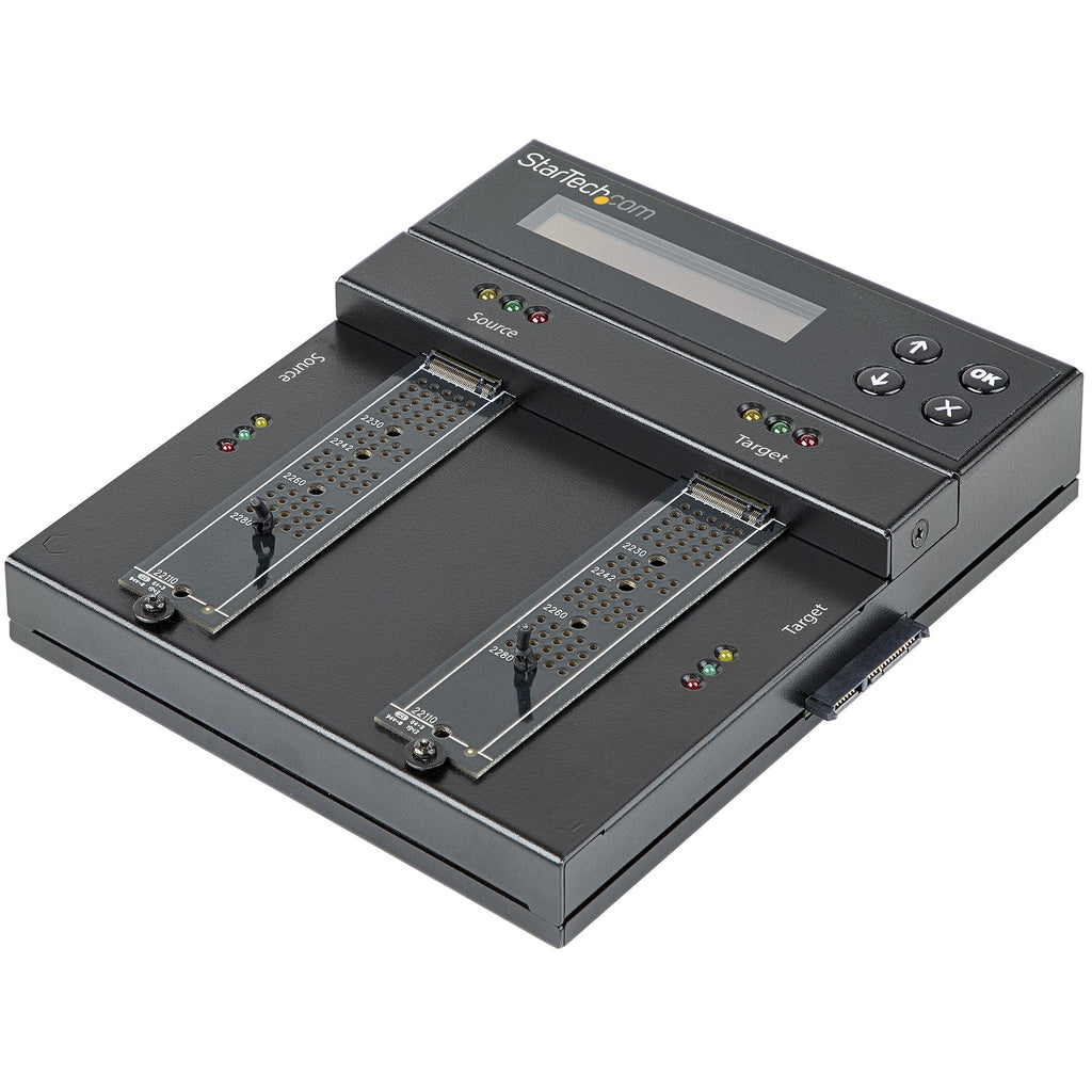 StarTech.com SM2DUPE11 duplicador de datos y soporte Duplicador de HDD/ SSD (discos duros/unidades de estado sólido) Negro 1 copias