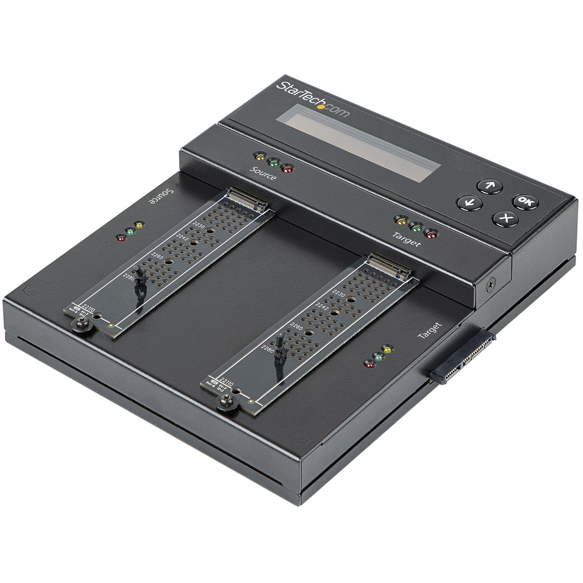 StarTech.com SM2DUPE11 duplicador de datos y soporte Duplicador de HDD/ SSD (discos duros/unidades de estado sólido) Negro 1 copias