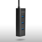 Axagon HUE-S2B hub de interfaz USB 3.2 Gen 1 (3.1 Gen 1) Type-A 5000 Mbit/s Negro (8)