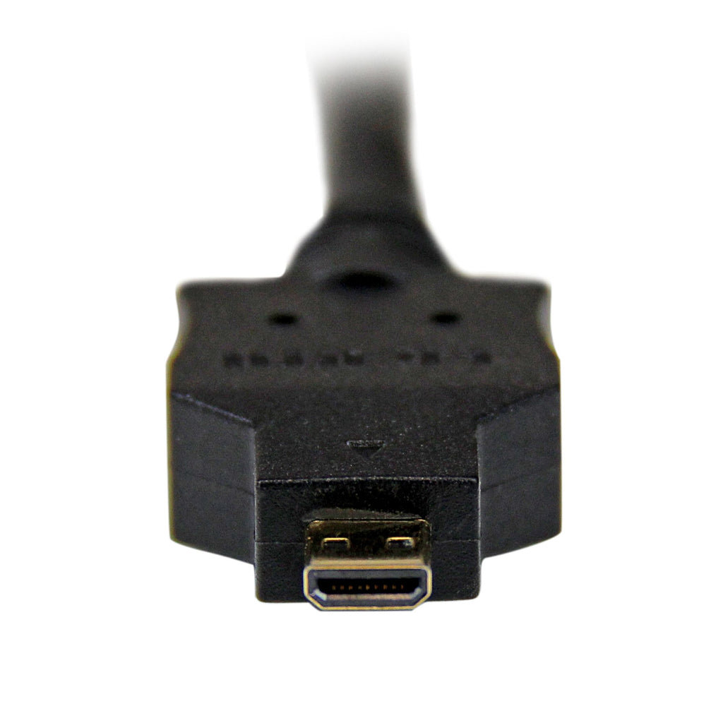 StarTech.com HDDDVIMM1M adaptador de cable de vídeo Micro-HDMI Negro (4)