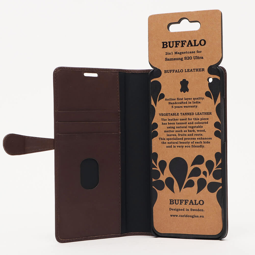 Buffalo 590028 funda para teléfono móvil 6.9" Funda cartera Marrón
