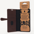 Buffalo 590028 funda para teléfono móvil 6.9" Funda cartera Marrón