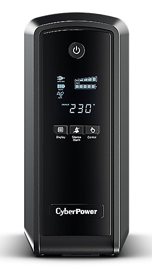 CyberPower CP900EPFCLCD sistema de alimentación ininterrumpida (UPS) En espera (Fuera de línea) o Standby (Offline) 0,9 kVA 540 W 6 salidas AC (3)