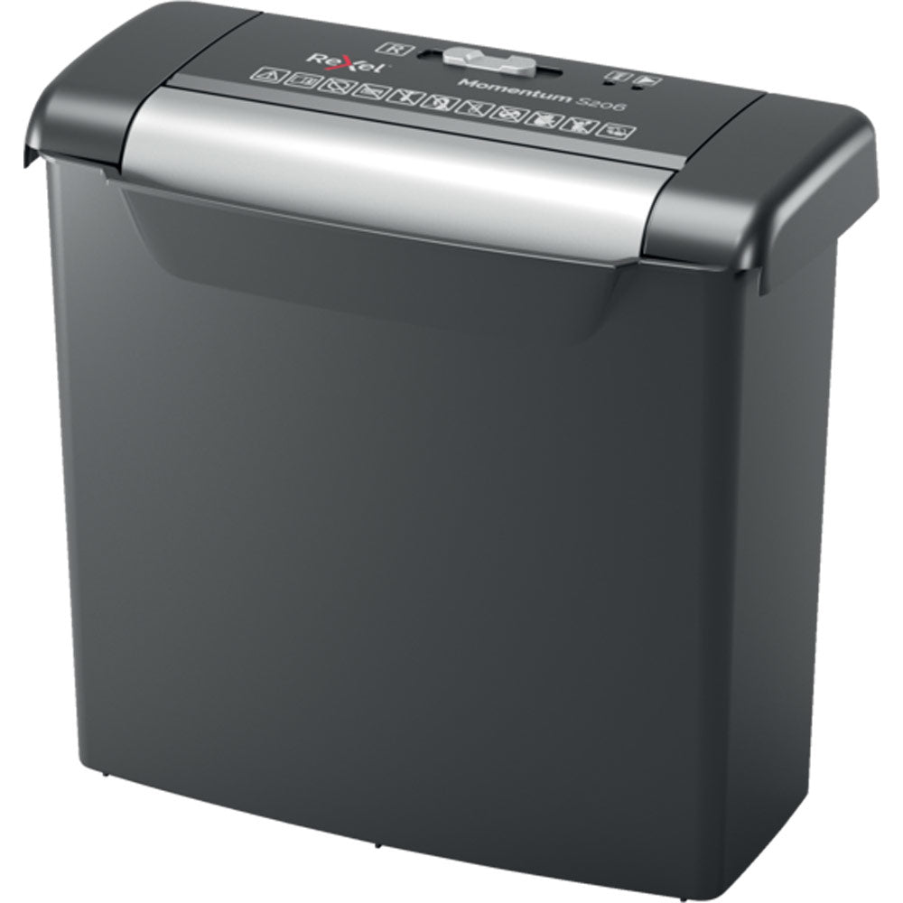 Destructeur de papier Rexel Momentum S206 coupe en bandes 72 dB noir