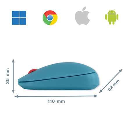 Leitz Cosy ratón Oficina Ambidextro RF Wireless + Bluetooth 4000 DPI (7)