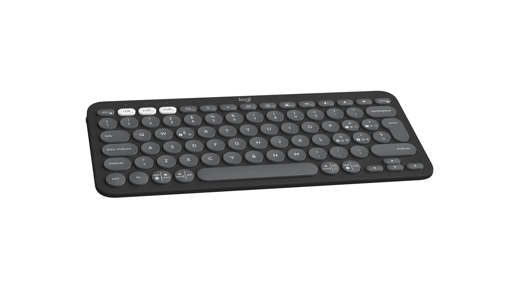 Logitech Pebble Keys 2 K380s teclado Universal Bluetooth QWERTY Italiano Grafito (5)