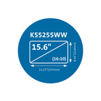 Kensington K55255WW filtro para monitor 39,6 cm (15.6") Portátil (6)