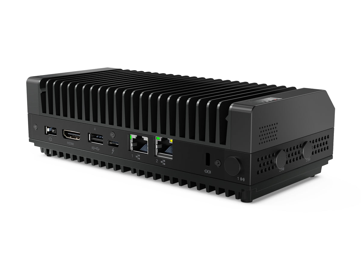 Lenovo ThinkEdge SE30 Intel® Celeron® 6305E 8 GB DDR4-SDRAM 256 GB SSD Windows 11 IoT Enterprise Mini PC Negro (9)