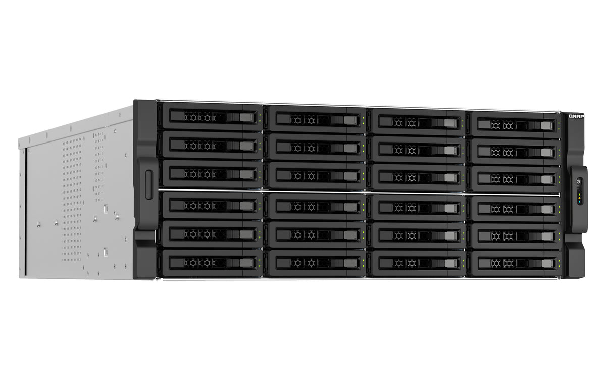 QNAP TS-H3087XU-RP NAS Bastidor (4U) Intel Xeon E E-2378 64 GB DDR4 0 TB QuTS hero Negro, Blanco (3)