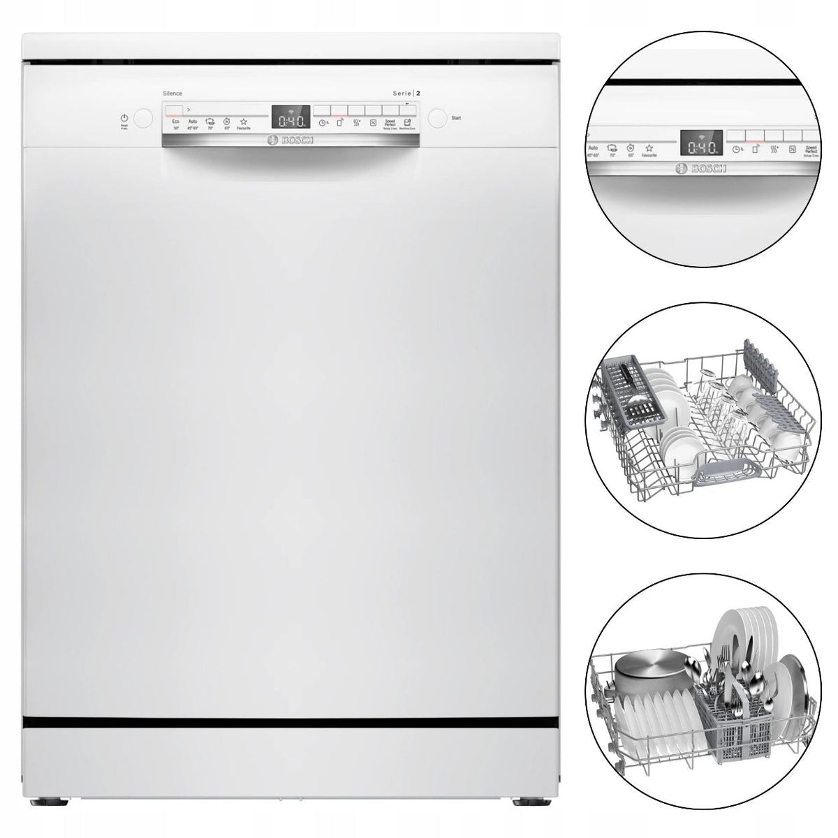 Bosch Serie 2 SMS2ITW09E dishwasher Freestanding 13 place settings (2)