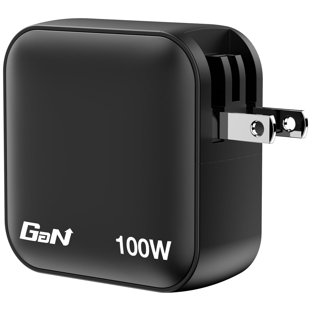 Verbatim Mini GaN Charger 100W Universal Negro Corriente alterna Carga rápida
