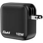 Verbatim Mini GaN Charger 100W Universal Negro Corriente alterna Carga rápida