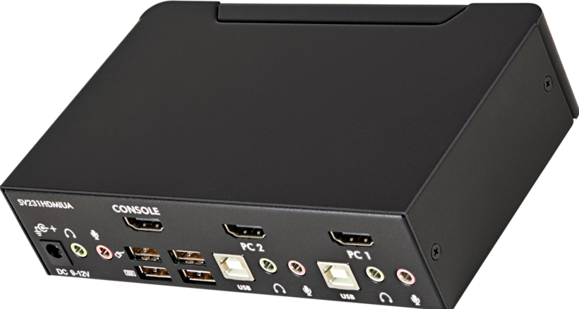 Startech SV231HDMIUA - 4x USB A Hembra, USB B, Mini Jack, 1920x1200