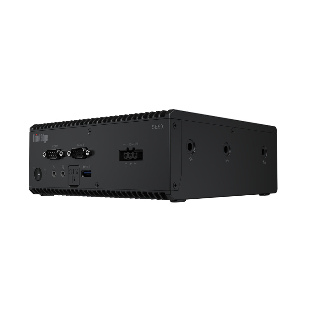 Lenovo ThinkEdge SE50 Intel® Core™ i5 i5-8365UE 8 GB DDR4-SDRAM 128 GB SSD Windows 10 IoT Enterprise Mini PC Negro (2)