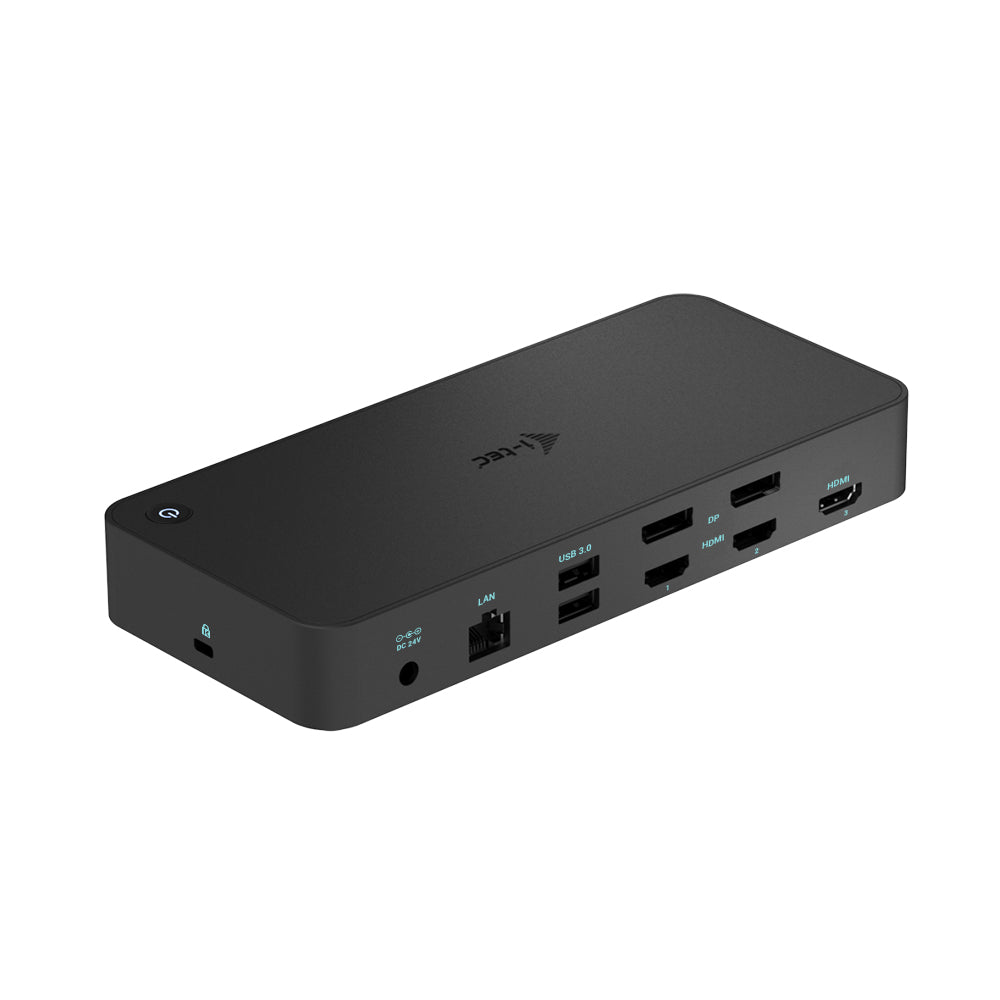 i-tec CATRIPLEDOCKPDPROUK base para portátil y replicador de puertos Alámbrico