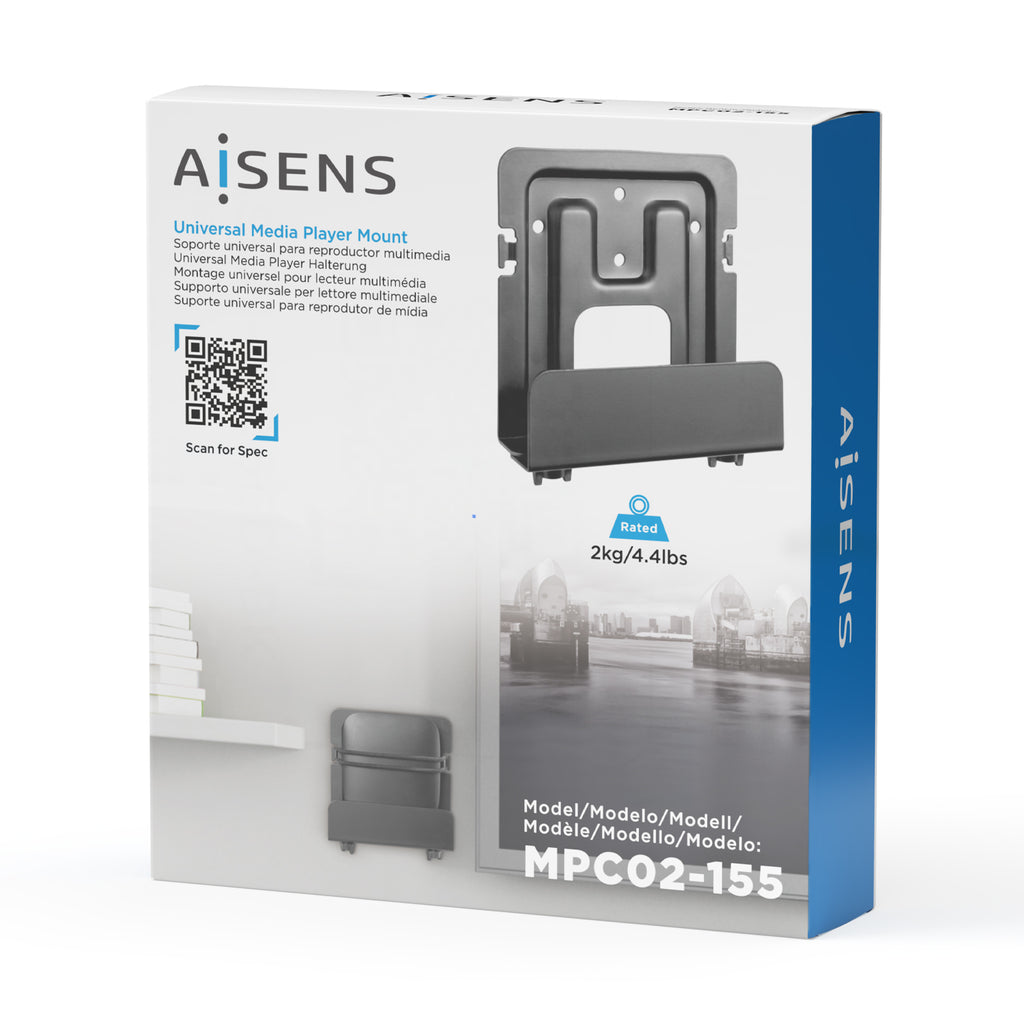 AISENS MPC02-155 soporte de CPU Soporte de CPU para instalación en pared (5)