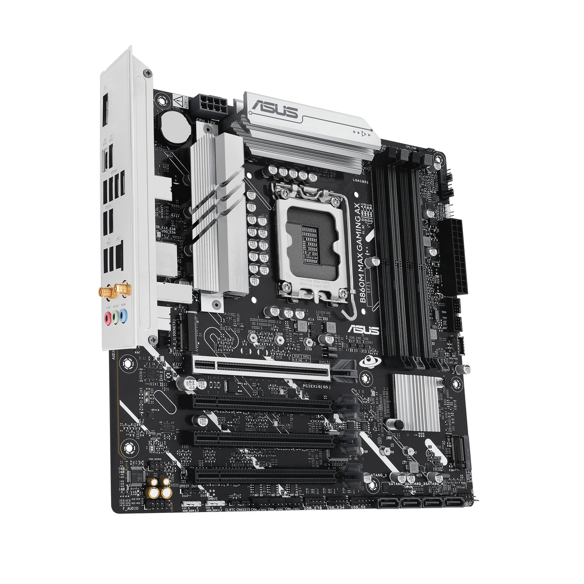 ASUS B860M MAX GAMING AX Intel B860 LGA 1851 (Socket V1) micro ATX (7)