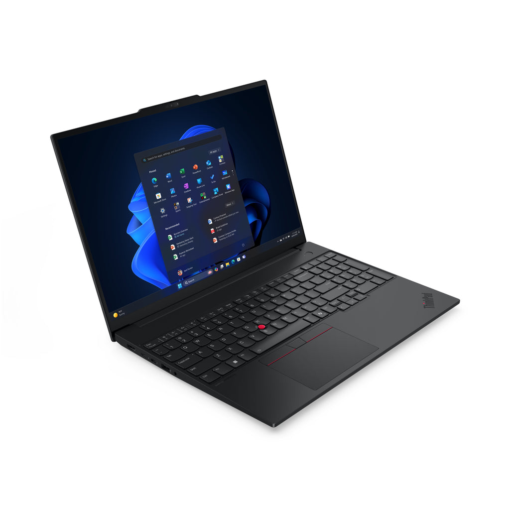 Lenovo ThinkPad E16 Gen 3 (Intel) Copilot+ PC Intel Core Ultra 5 226V Portátil 40,6 cm (16") WUXGA 16 GB LPDDR5x-SDRAM 512 GB SSD Wi-Fi 6E (802.11ax) Windows 11 Pro Negro Inglés del Reino Unido (3)