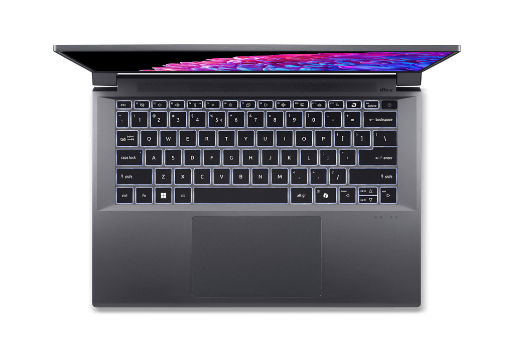 Acer Swift SFX14-72G-50P2 Intel Core Ultra 5 125H Portátil 36,8 cm (14.5") 2.8K 32 GB LPDDR5-SDRAM 1 TB SSD NVIDIA GeForce RTX 3050 Wi-Fi 6 (802.11ax) Windows 11 Pro Gris (5)