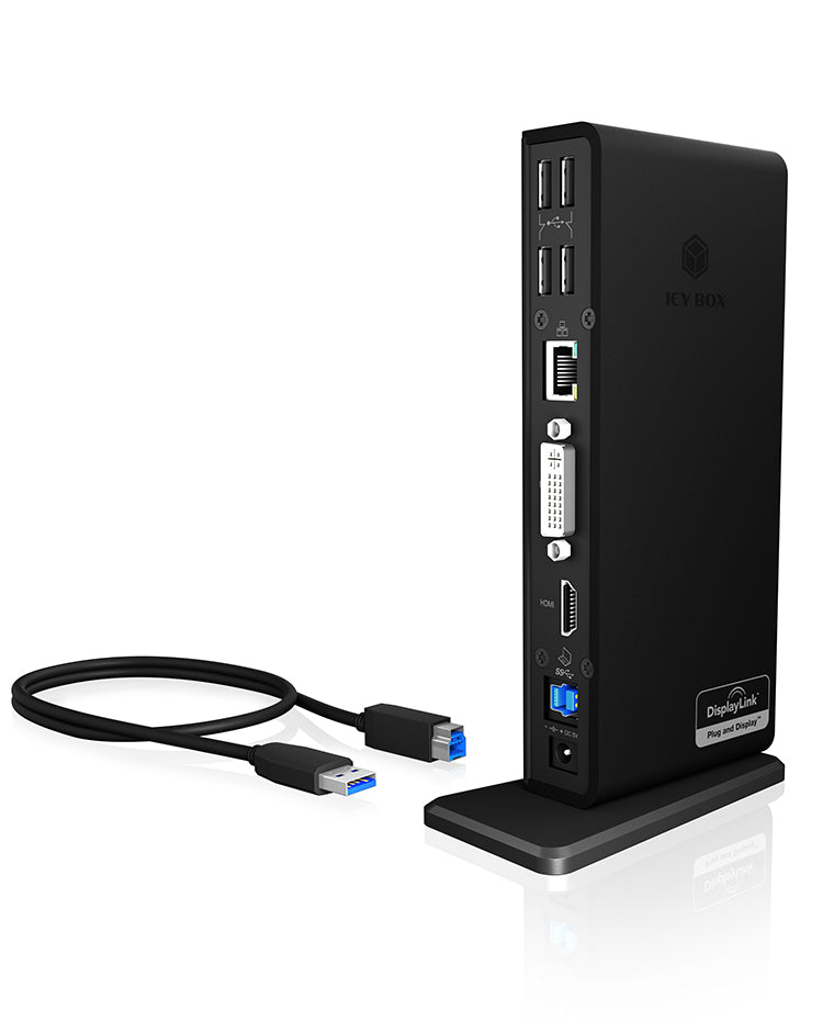 ICY BOX IB-DK2241AC Alámbrico USB 3.2 Gen 1 (3.1 Gen 1) Type-A Negro (2)