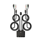 Lindy 42344 interruptor KVM Montaje en rack Negro (4)