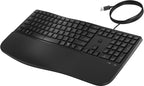 HP 485 Comfort Wired Keyboard teclado Oficina USB Negro (7)