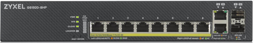 Smart switch Zyxel GS1920-8HPv2 8 prts (3)