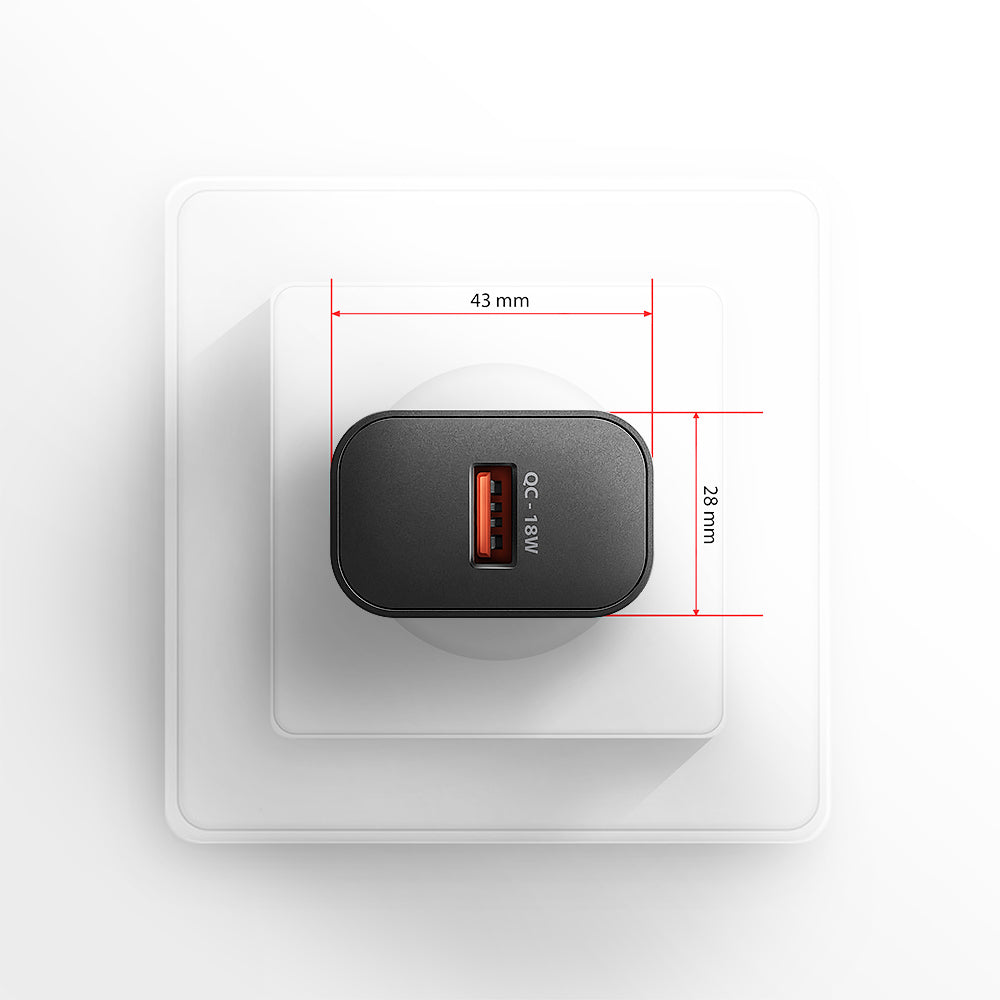 Axagon ACU-QC18 cargador de dispositivo móvil Teléfono móvil, Batería portátil, Smartphone, Reloj inteligente, Tableta, Universal Negro Corriente alterna Carga rápida Interior (7)
