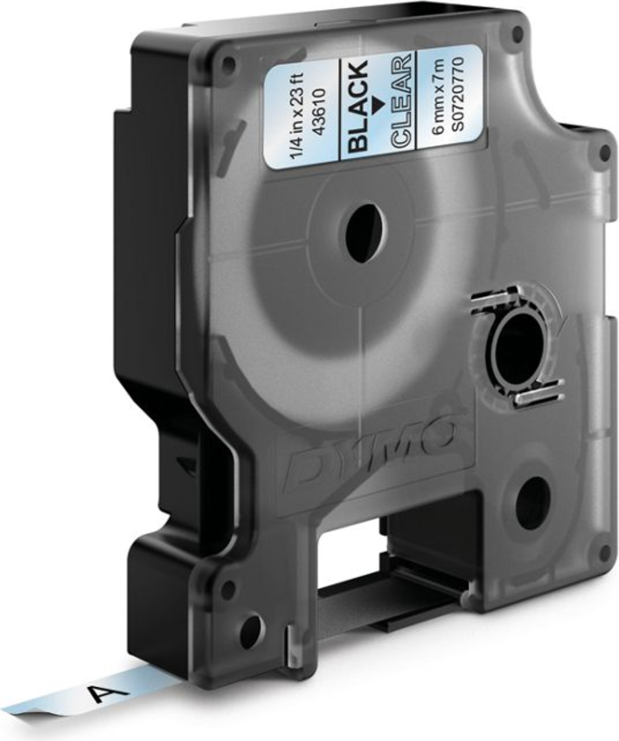 Cinta D1 Dymo LM 6 mm x 7 m transparente (2)