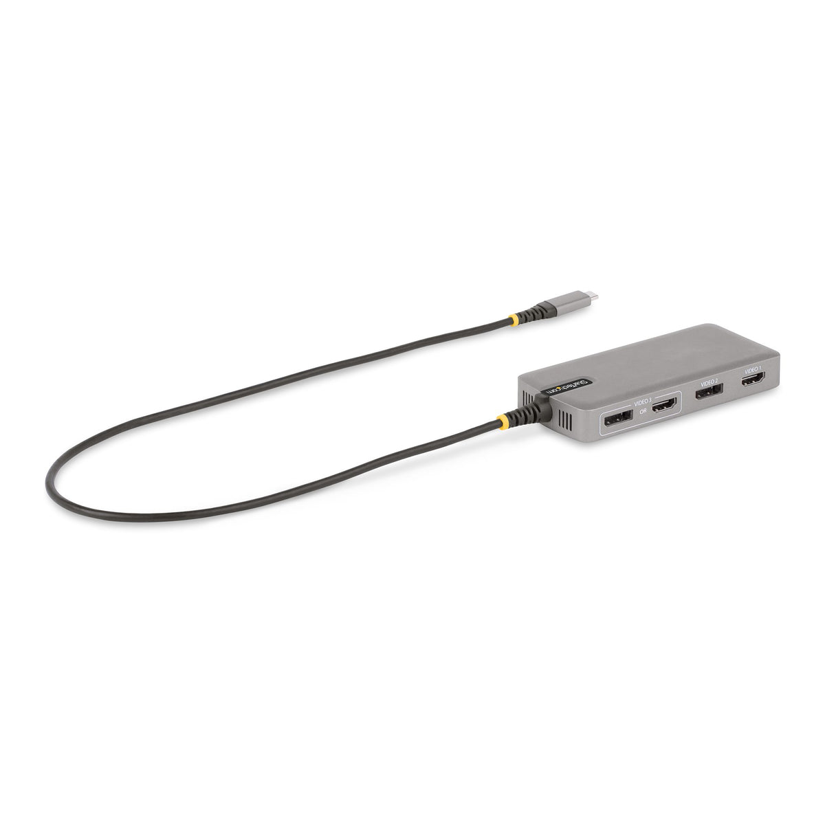 StarTech.com 117B-USBC-MULTIPORT base para portátil y replicador de puertos Alámbrico USB 3.2 Gen 2 (3.1 Gen 2) Type-C Gris (2)