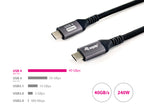 Equip 128383 cable USB USB4 Gen 3x2 2 m USB C 40 Gbit/s (6)
