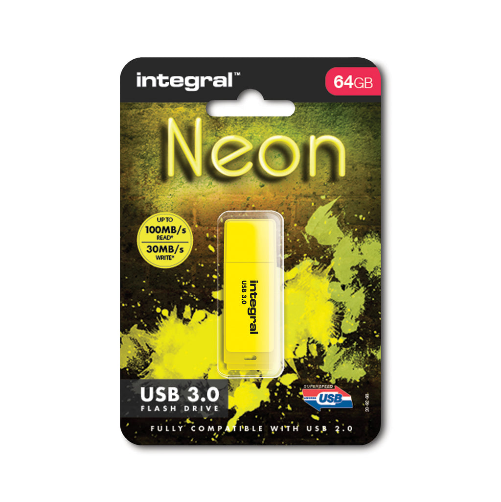 Integral INFD64GBNEONYL3.0 unidad flash USB 64 GB 3.2 Gen 1 (3.1 Gen 1) (2)