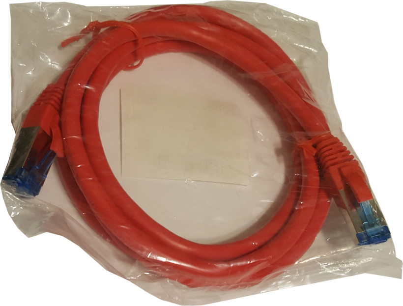 EFB Elektronik K5525FRT.3 cable de red Rojo 3m Cat6a S/FTP (2)
