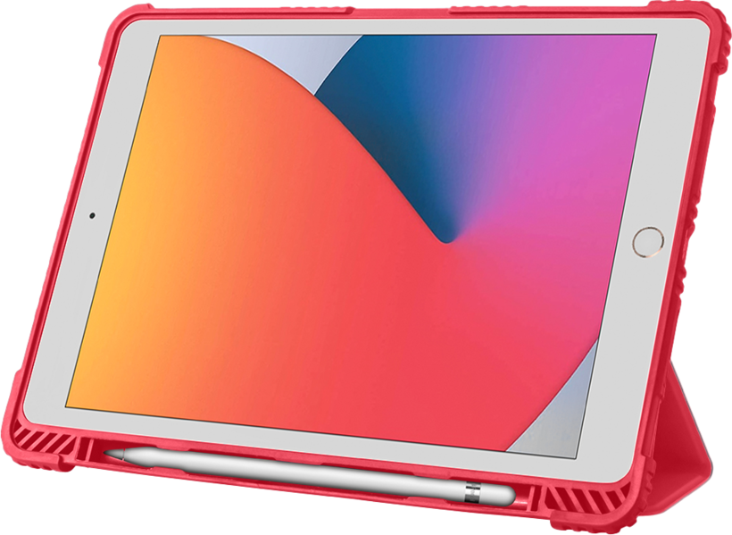 Funda rug. ARTICONA iPad 10.2 Edu. rojo (4)